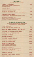 Babbo’s Pizza menu