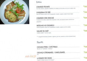 L’Écluse Tropicale menu