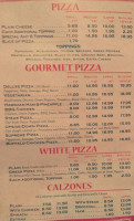 Supreme Pizza menu