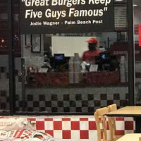 Five Guys Burgers Fries inside