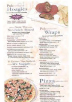 Pub One menu