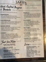 Jake's Brickhouse Grill menu