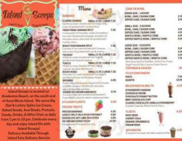 Island Scoops Llc menu