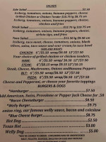 Rixford Well Grill menu