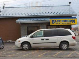 Blue Ribbon Smoke House Rest inside