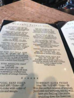 Black Oak Kitchen Drinks menu