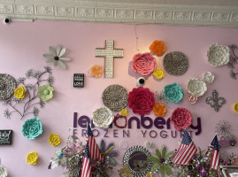 Lemonberry Frozen Yogurt inside