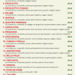 Pizzeria U Wlocha Menu