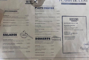 Plaisirs De L’est menu