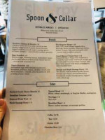 Spoon Cellar menu