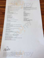 Ya Hala Lebanese Cuisine menu