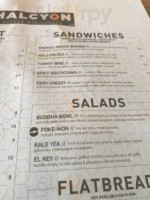 Halcyon Southtown menu