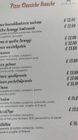 Pizzeria Grotta Azzurra menu