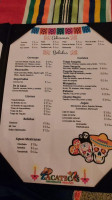 Zacatecas Mexicano menu