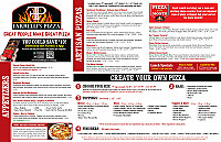 Farrelli's Pizza, Sumner menu