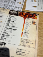 Buffalo Wild Wings menu