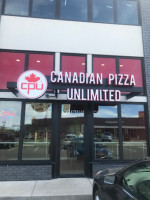 Canadian Pizza Unlimited Bigguy's Fried Chicken outside