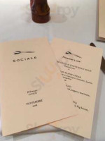 Sociale menu