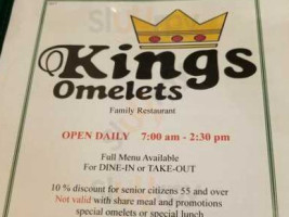 Kings Omelets food