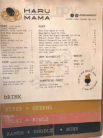 Harumama Noodles Buns (little Italy) menu