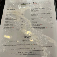 Mamma Mia menu