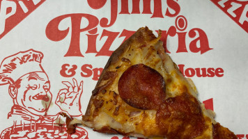 Jim's Pizzeria food