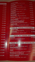 Pizzeria Da Velo menu