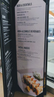 American Airlines Admirals Club menu