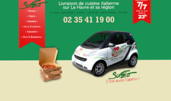 Delivery Pizza Subito outside