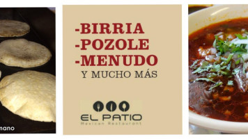 El Patio Mexican Birrieria food