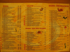 Pizza Samra menu