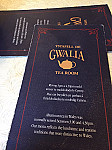 Gwalia Tea Room menu