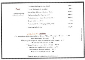 Ô Lié menu