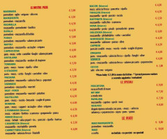 Pizzeria My Way menu