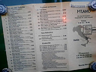 Pizzeria Milano menu