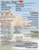 Barefoot Grill menu