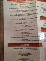 East Side Pizza menu