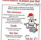 Meme Cocotte menu