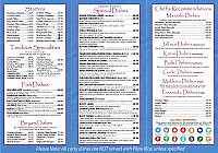 Cheshire Tandoori menu