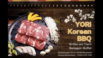 Yori Korean Bbq food