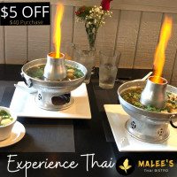 Malee's Thai Bistro On Main food