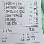 Viet D'azur menu