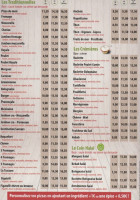 Pizzeria Destination Saveurs menu