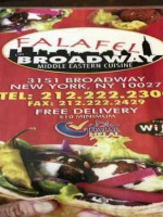 Falafel On Broadway food