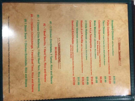 Tres Hermanos Mexican Grill menu