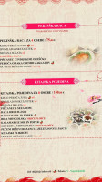 Zmajevo Mesto menu