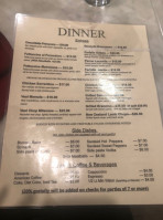 Sotto Italiano menu