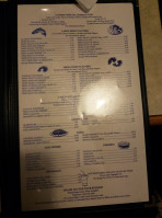 Sanibel's menu