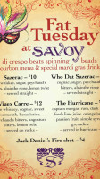 Savoy food