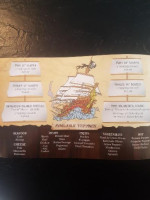 Captain's Pizza menu